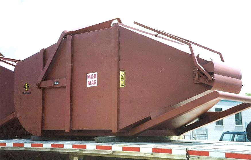Laydown Steel Buckets M&B MAG